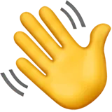 Waving hand gesture